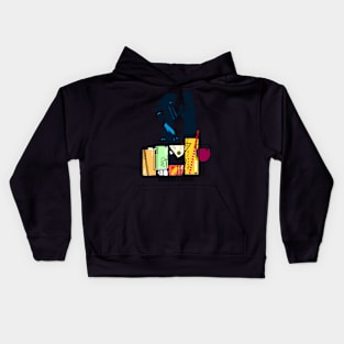 Vintage Retro Summer Drinks & Dancing Kids Hoodie